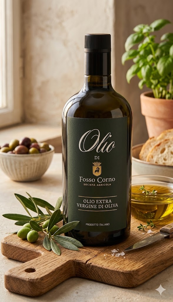 Fosso Corno Olio Extra Vergine di Oliva – 0,5 l Flasche – Natives Olivenöl Extra