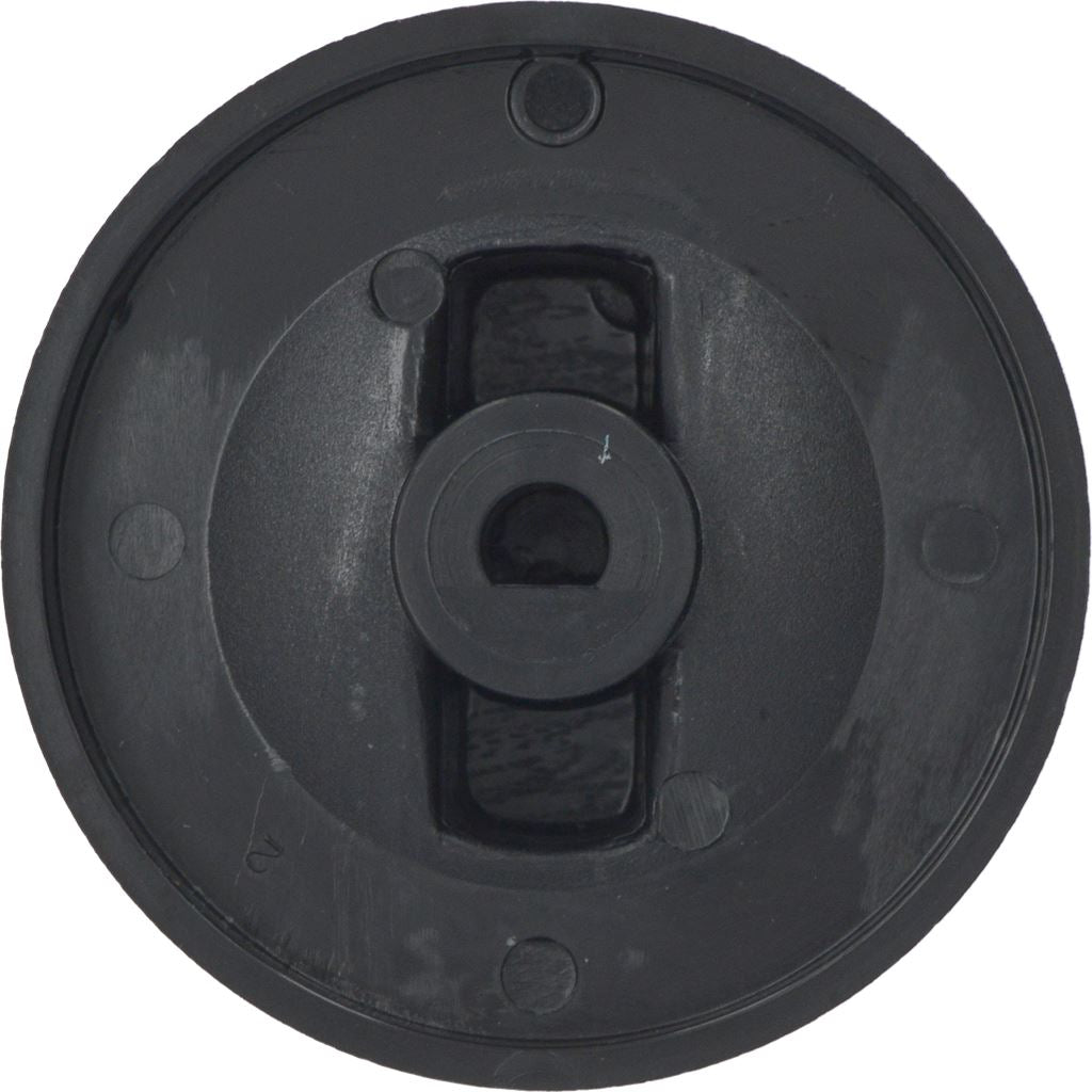 Knebel für Gashahn ohne Zündflamme PEL20 – Ø 70 mm, Achse 8x6,5 mm, Schwarz