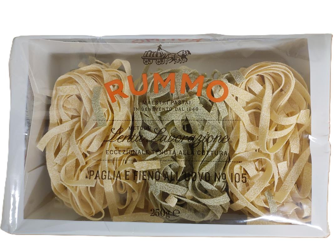 Rummo Pasta Stroh und Heu - Eiernudeln, 250 g