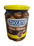 Zuccato – dunkle Oliven Olive Riviera in Salzlage  - 360g