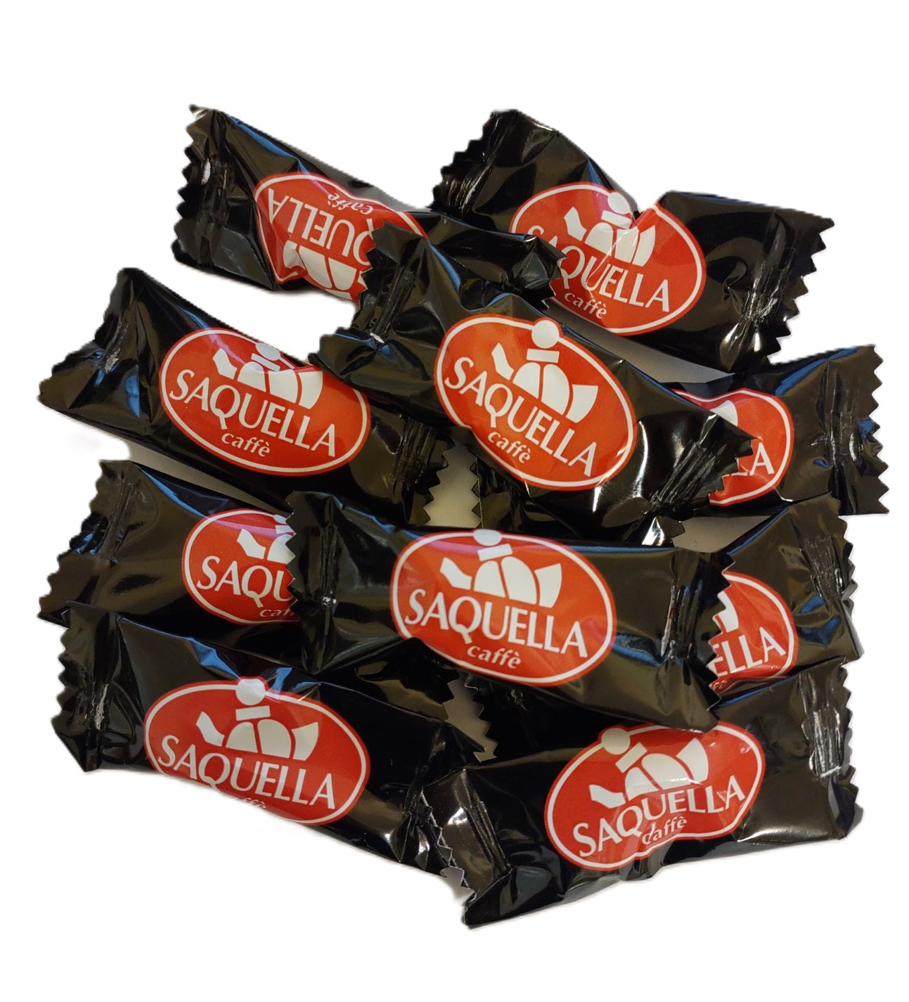 Saquella Schokoladen-Kaffeebohnen – 50 edle Espressobohnen mit Schokoladenüberzug (100g)