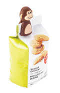 Joie Monkey Clip Beutelverschluss Braun | BPA-frei | Verschlussclip