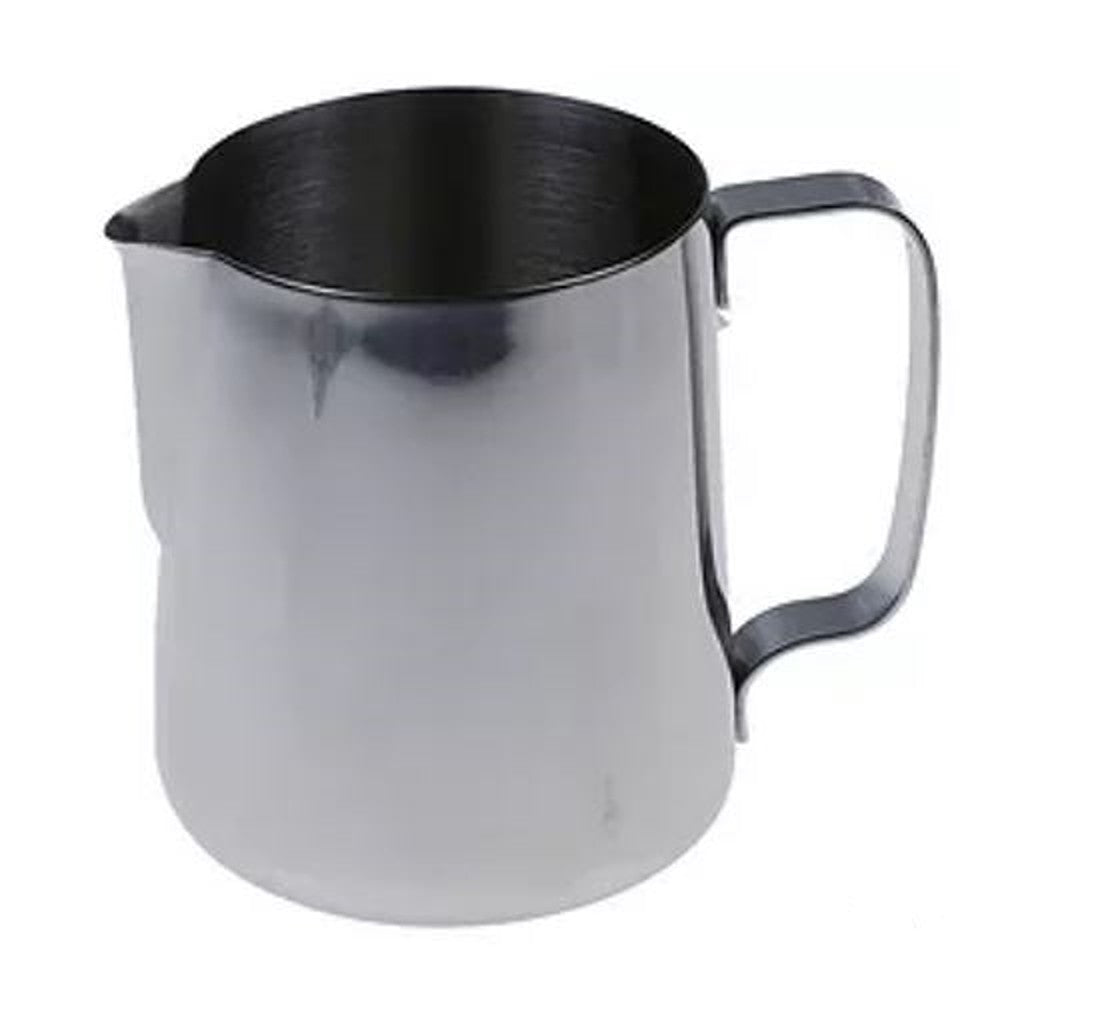 Milchkanne ohne DeProfi-Milchkanne Edelstahl 0,9 l (32 oz) – Mit beidseitiger Messskala für maximale Präzision