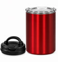 Airscape Kaffeedose Edelstahl Candy Rot Large 1,8L 500g – Frischebehälter Vakuum Dose