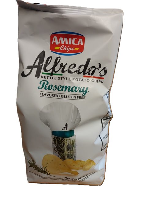 Amica Chips Alfredo's Potatoes Chips Rosemary 130 g herzhaft, knusprig, goldgelb