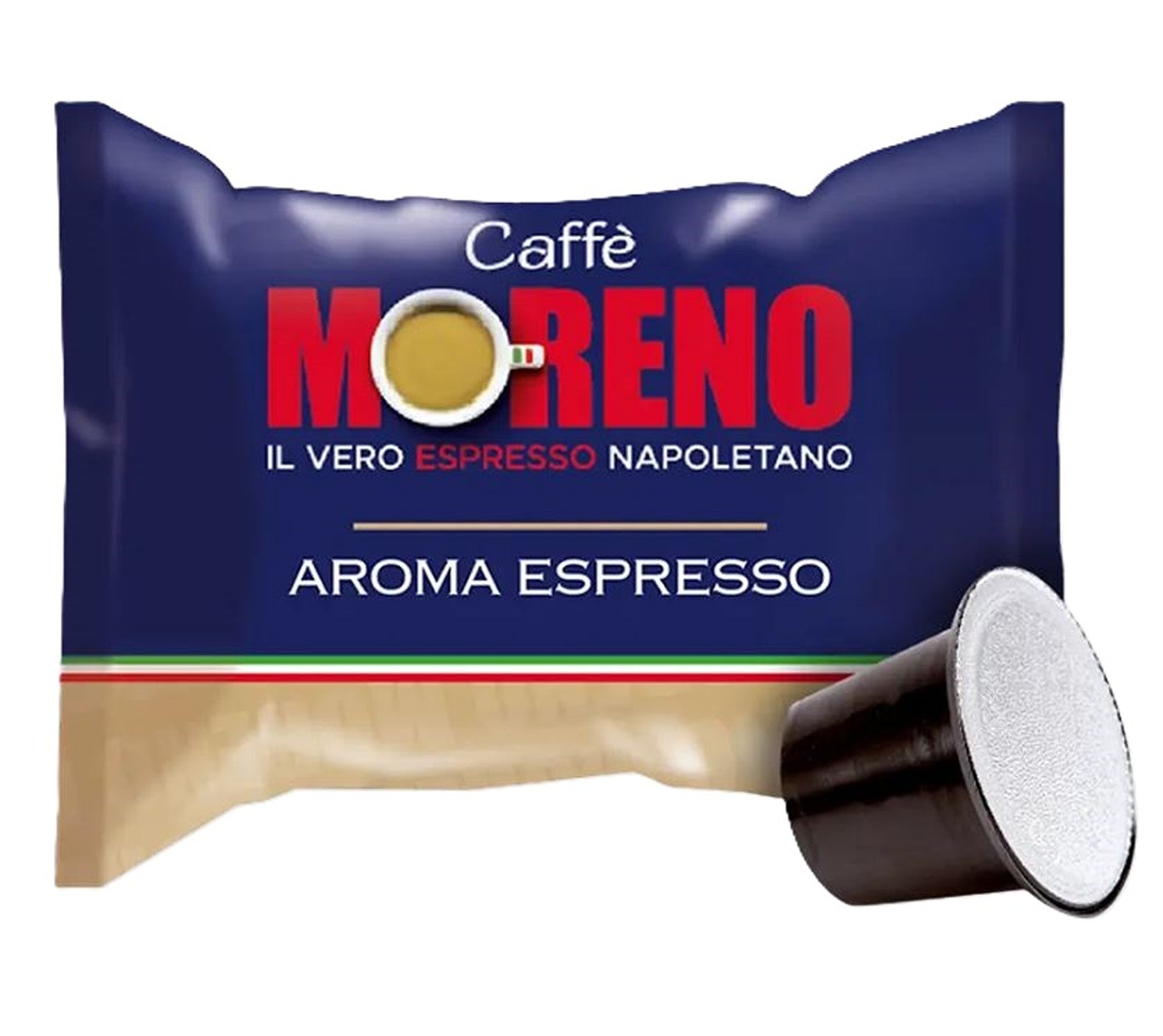Caffè Moreno Il vero Espresso Napoletano – Nespresso® kompatible Einzelkapsel – 5g