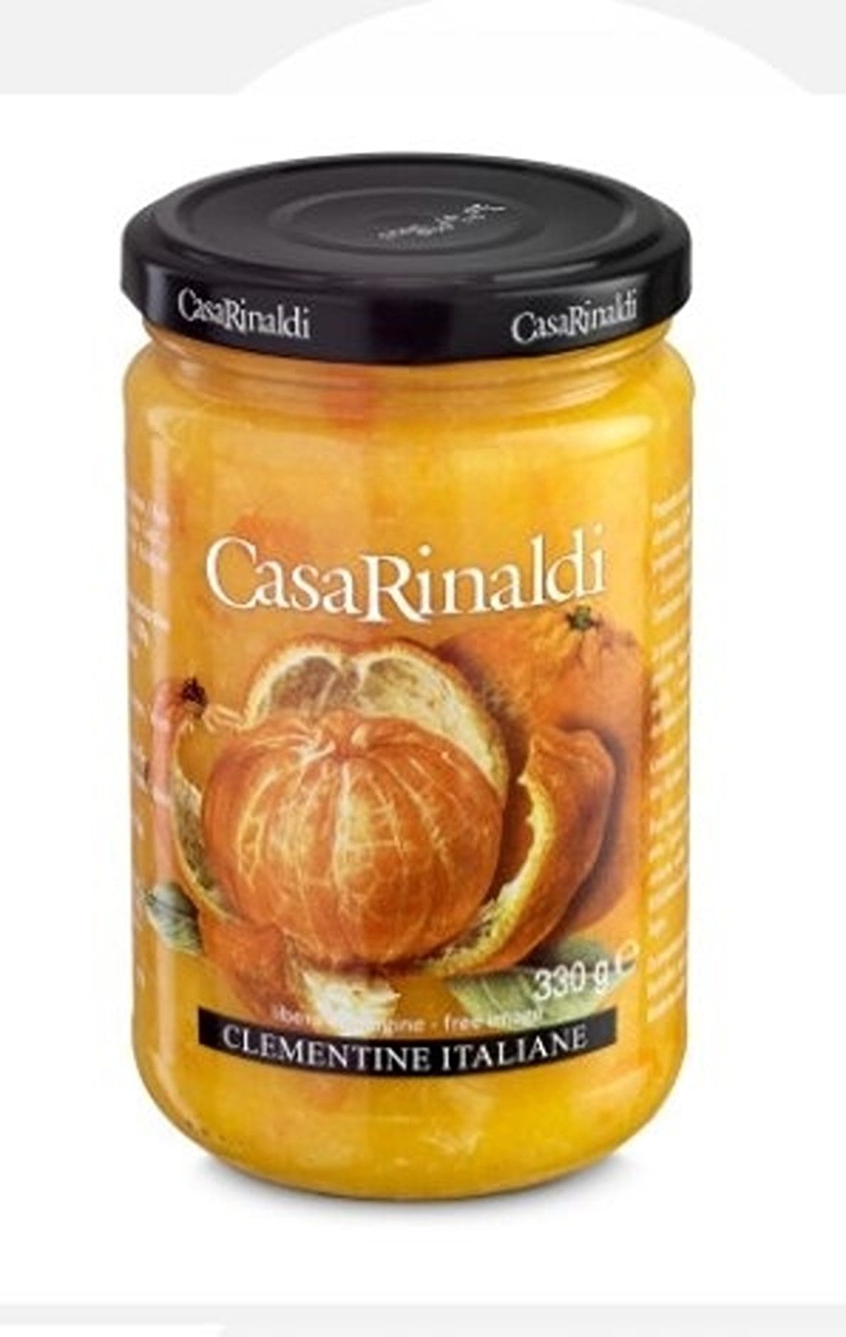 Casa Rinaldi Clementinen-Konfitüre 330 g – 82 % Fruchtanteil | Fruchtiger italienischer Brotaufstrich