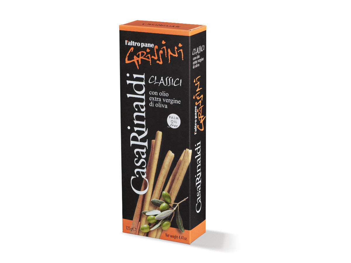 Casa Rinaldi Panfoglie Klassische Grissini mit extra nativem Olivenöl - 125 g