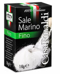 Casa Rinaldi Sale Marino Fino 1 kg – Feines italienisches Meersalz für Küche, Kochen &amp; Backen