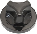 Knebel Universal ø 62 mm Schwarz – Passend für Ascaso, Heidebrenner – Ersatz-Drehknopf neutral