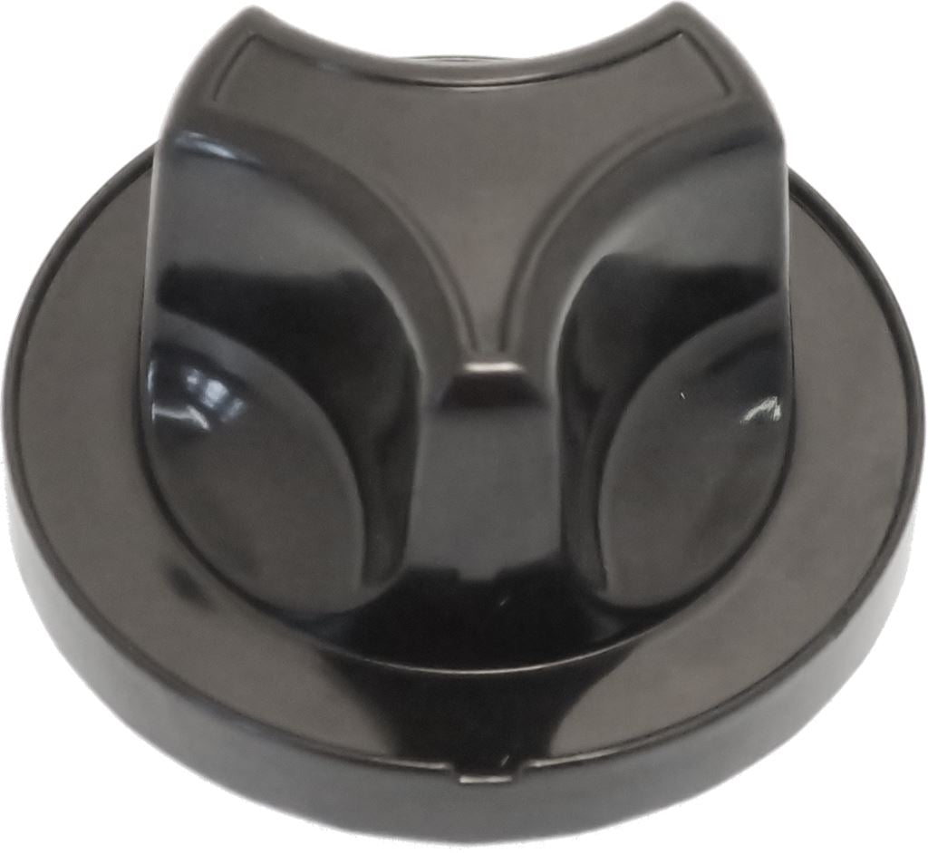 Knebel Universal ø 62 mm Schwarz – Passend für Ascaso, Heidebrenner – Ersatz-Drehknopf neutral