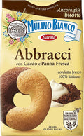 Mulino Bianco Abbraci Kekse mit Sahne und Kakao