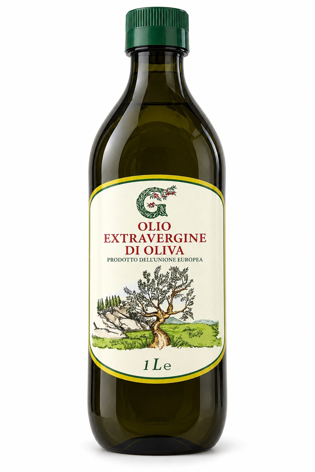 Olearia Del Garda Olivenöl 'Extra Vergine', 1 L, fruchtig, eleganter Duft nach frischen Oliven und Kräutern
