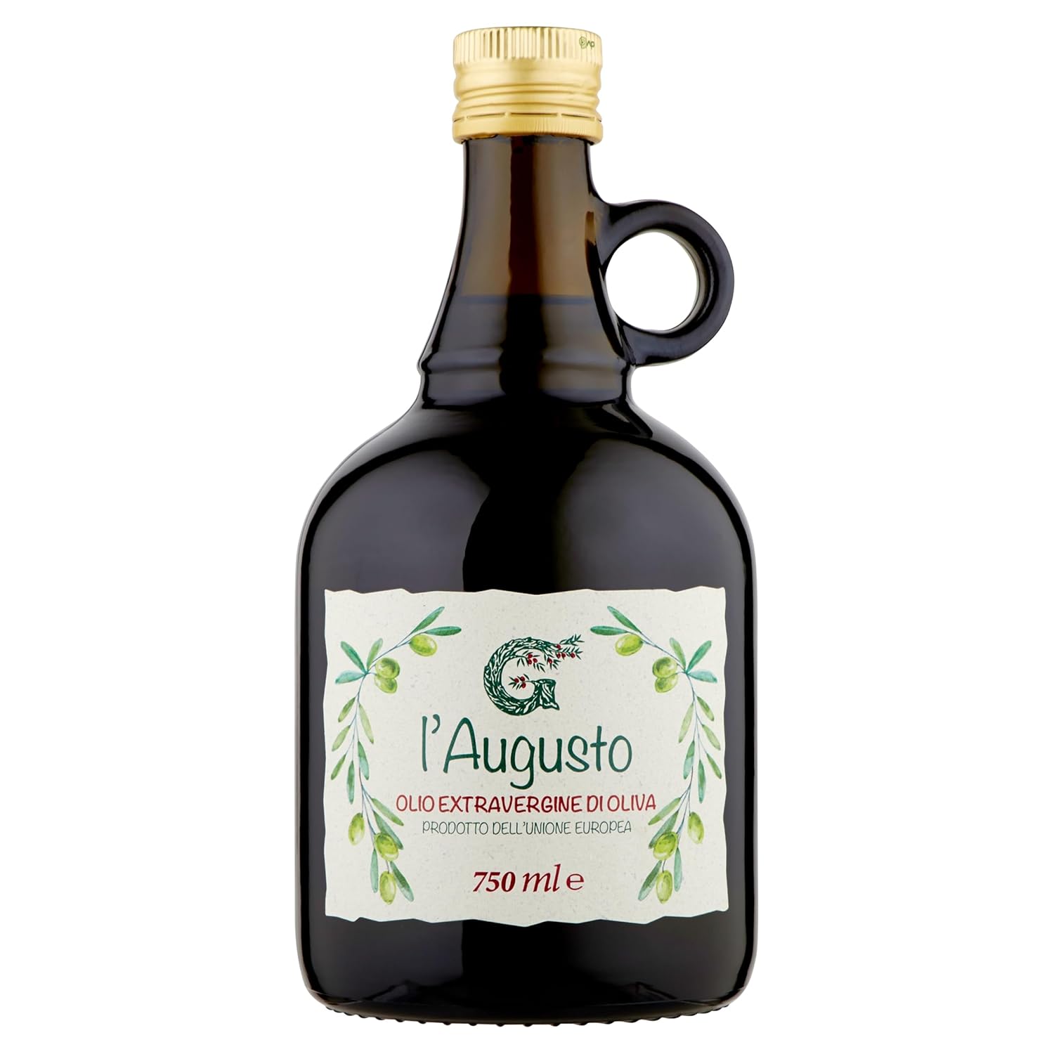 Premium Olivenöl Extra Vergine 'L´Augusto' – 750ml Olearia Del Garda | Direkt aus Italien, Kaltgepresst