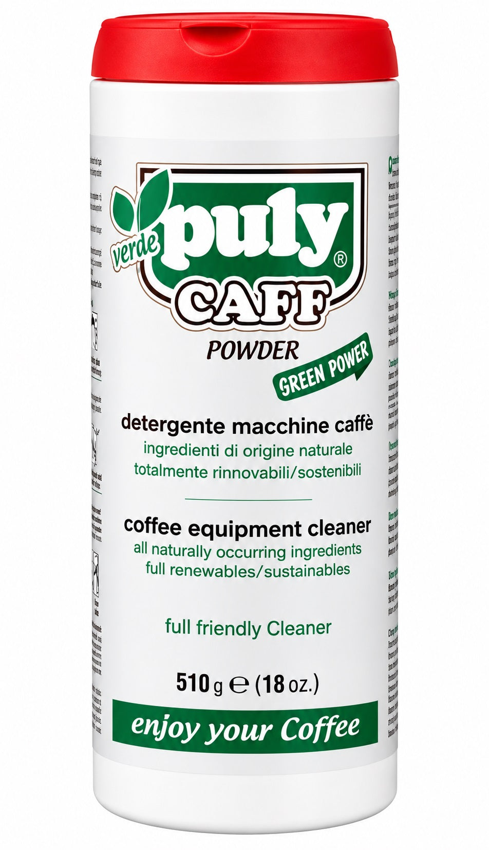 Puly Caff Verde – Kaffeemaschinenreiniger 510 g, phosphatfrei