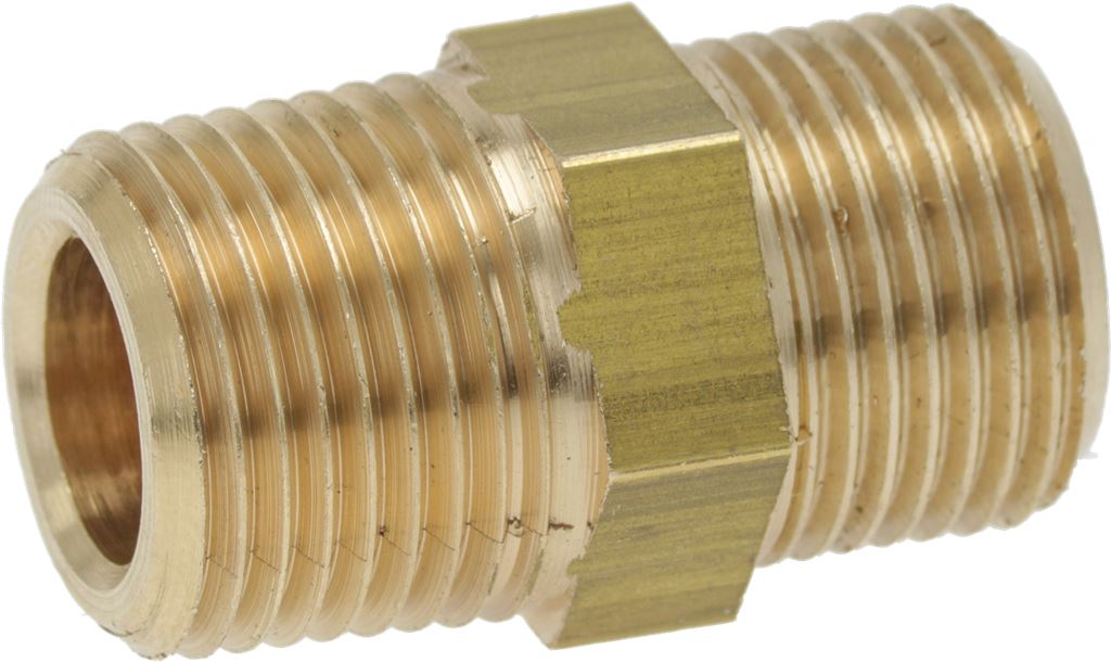 Pumpenanschluss 3/8" NPT auf 3/8" GAS – Messing bleiarm – Passend für Bezzera, Faema, Cimbali uvm.