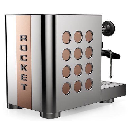 Rocket Espresso Appartamento TCA Chrom / Kupfer – Premium Zweikreis-Siebträgermaschine mit E61 Brühgruppe