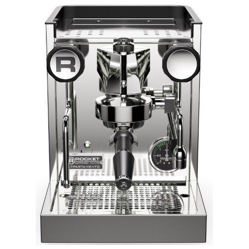Rocket Espresso Appartamento TCA Chrom / Kupfer – Premium Zweikreis-Siebträgermaschine mit E61 Brühgruppe