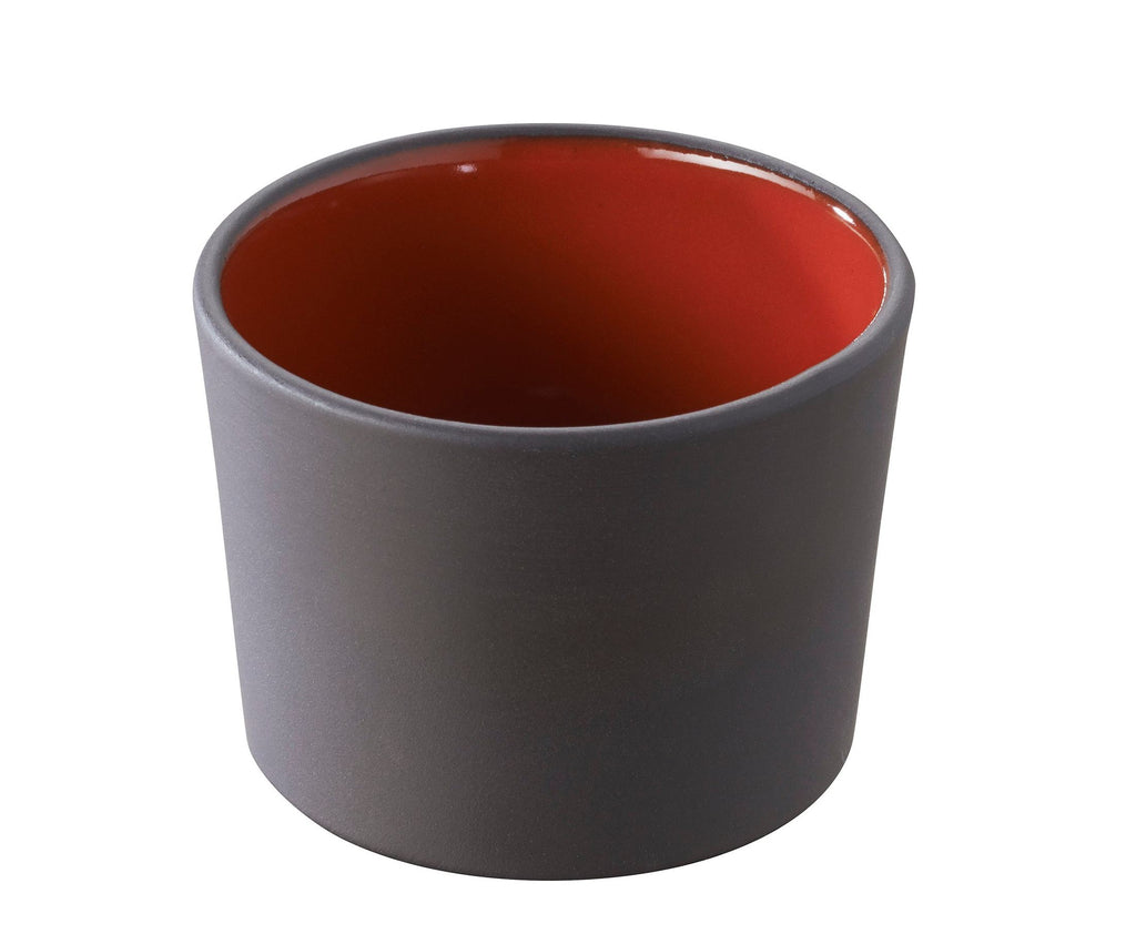 SOLID Tapas Schale 15 cl Rot Ø 8 cm – Moderne Keramik Bowl für Dips, Antipasti & Snacks
