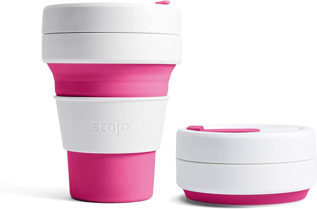 STOJO On-The-Go Faltbarer Kaffeebecher 355 ml Dein Begleiter für einen nachhaltigen Lifestyle: STOJO On-The-Go Faltbecher 335 ml