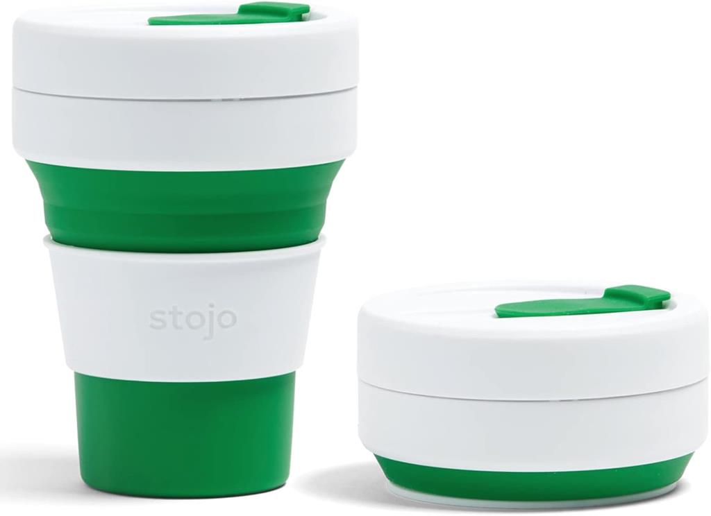 STOJO On-The-Go Faltbarer Kaffeebecher 355 ml – Wiederverwendbarer Coffee-to-go Becher
