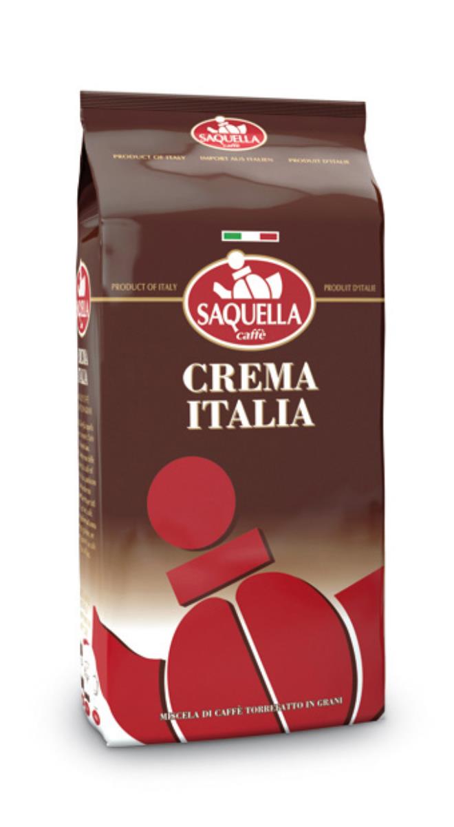 Saquella Crema Italia Espresso 1 Kg echt italienisch und stark im Geschmack ganze Bohne