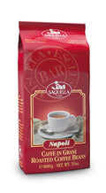 Saquella Espresso Napoli BAR aromatisch, stark, leichte Schokoladennote 1 Kg ganze Bohne