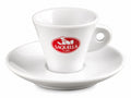 Saquella Cappuccinotasse mit Unterteller Porzellan für Zuhause Barista