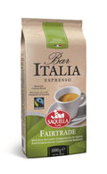 Saquella Fair Trade Espresso 1 kg ganze Bohne aromatisch stark Schokoladennote