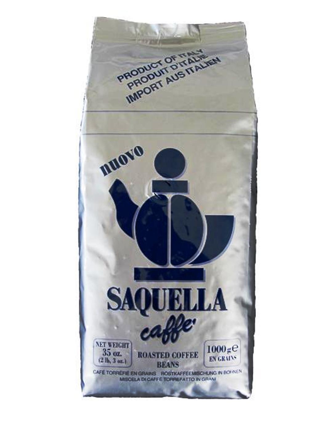 Saquella Miscela Blu Espresso Bohnen 1kg – kräftig, cremig & vollmundig | ganze Kaffeebohnen
