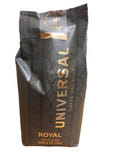 Universal Caffè Espresso Royal – 100% Arabica – Exklusive Gastro-Qualität für anspruchsvolle Genießer zu Hause – 1 kg Ganze Bohnen