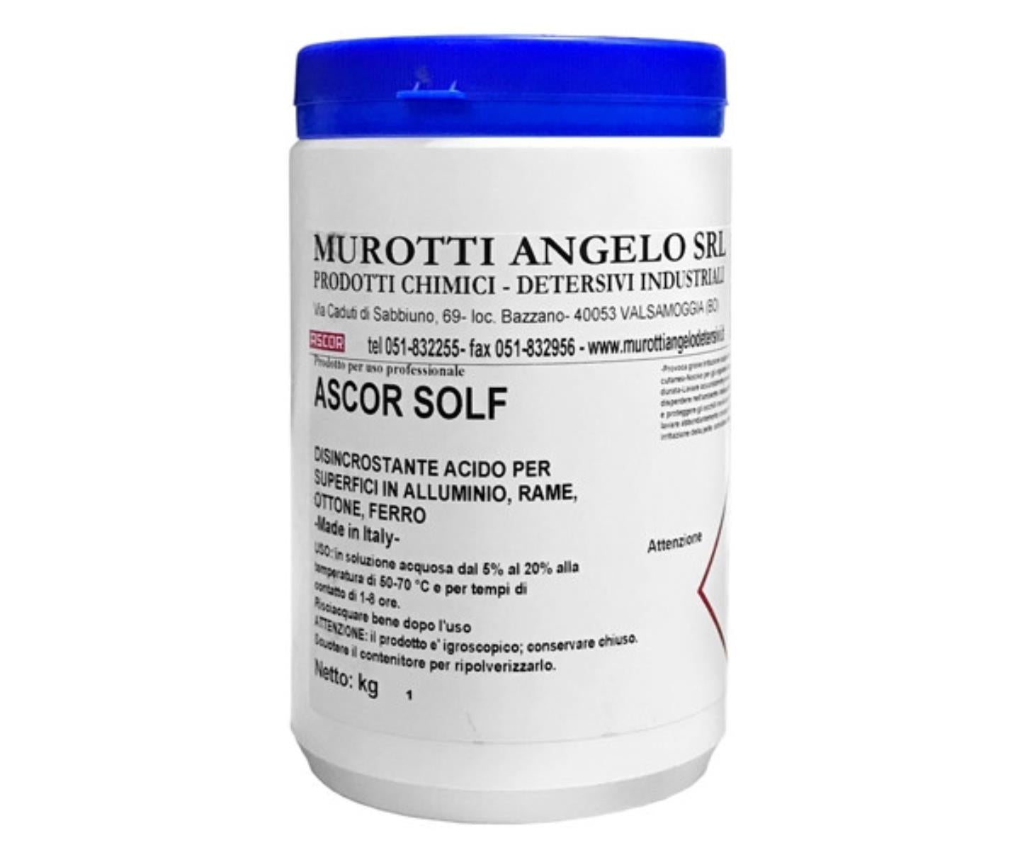 Entkalker ASCOR SOLF Inhalt 1kg für Spül- und Waschmaschinen