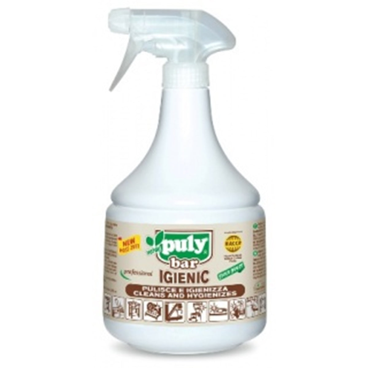 Reinigungsspray PULY BAR STERYL Spray 1 l  zur Reinigung von Flächen aus Edelstahl, Plastik, Spiegel, etc.