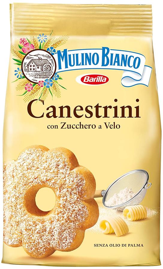 Mulino Bianco feinstes Buttergebäckmit Puderzucker  - passt zu jeder Gelegenheit 200 g