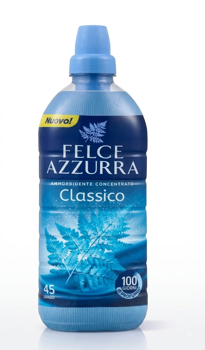 Felce Azzurra Weichspüler Konzentrat Classico – Unverwechselbarer Duft & Sanfte Weichheit - 900 ml 45 WL