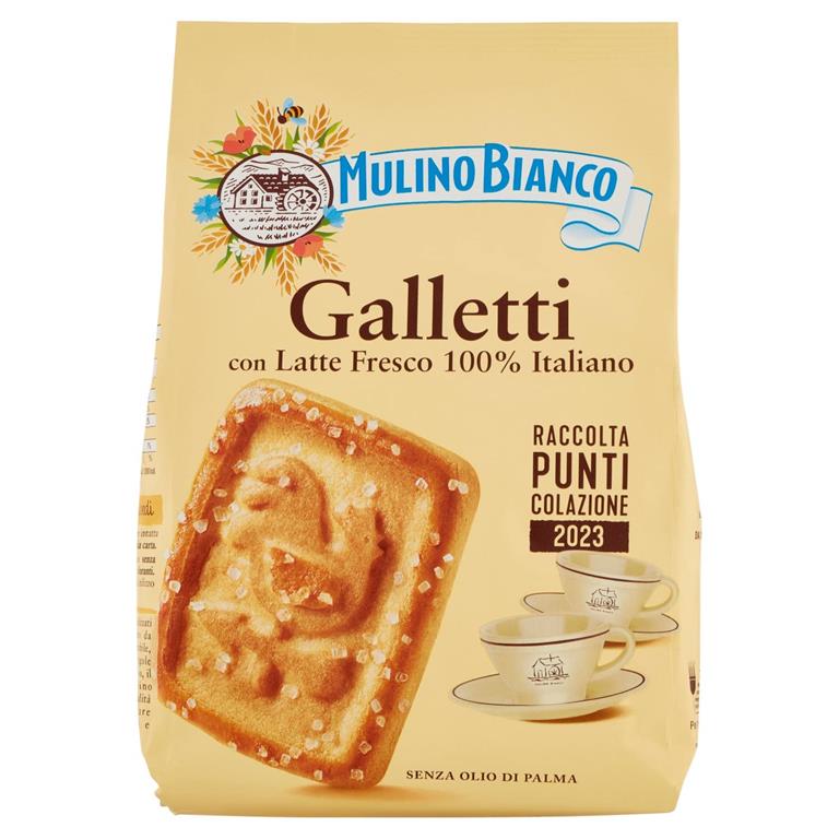 Mulino Bianco Kekse Frollini Galletti mit frischer Milch