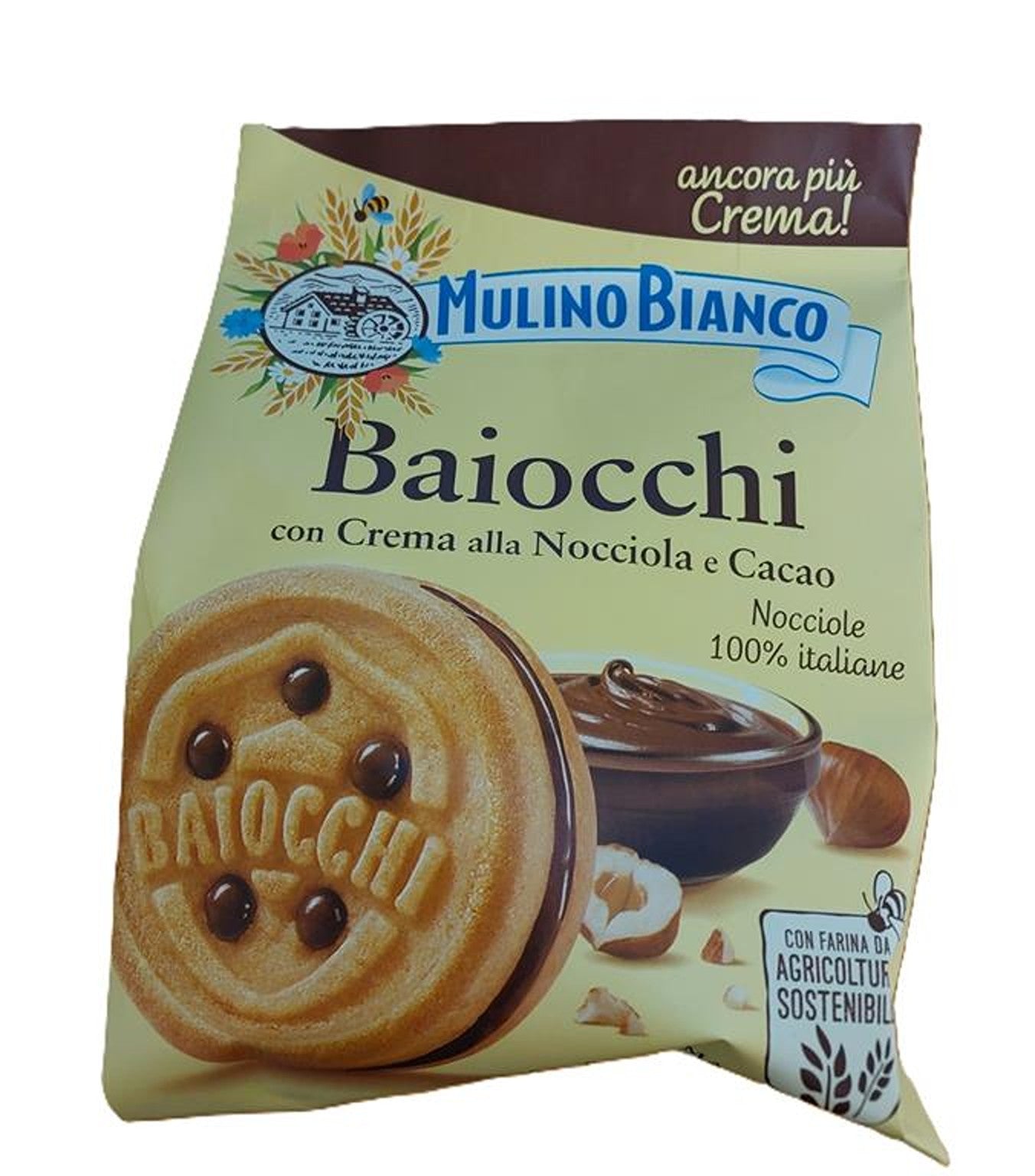 Mulino Bianco Kekse knuspriger Mürbeteig mit Sahne und Kakao