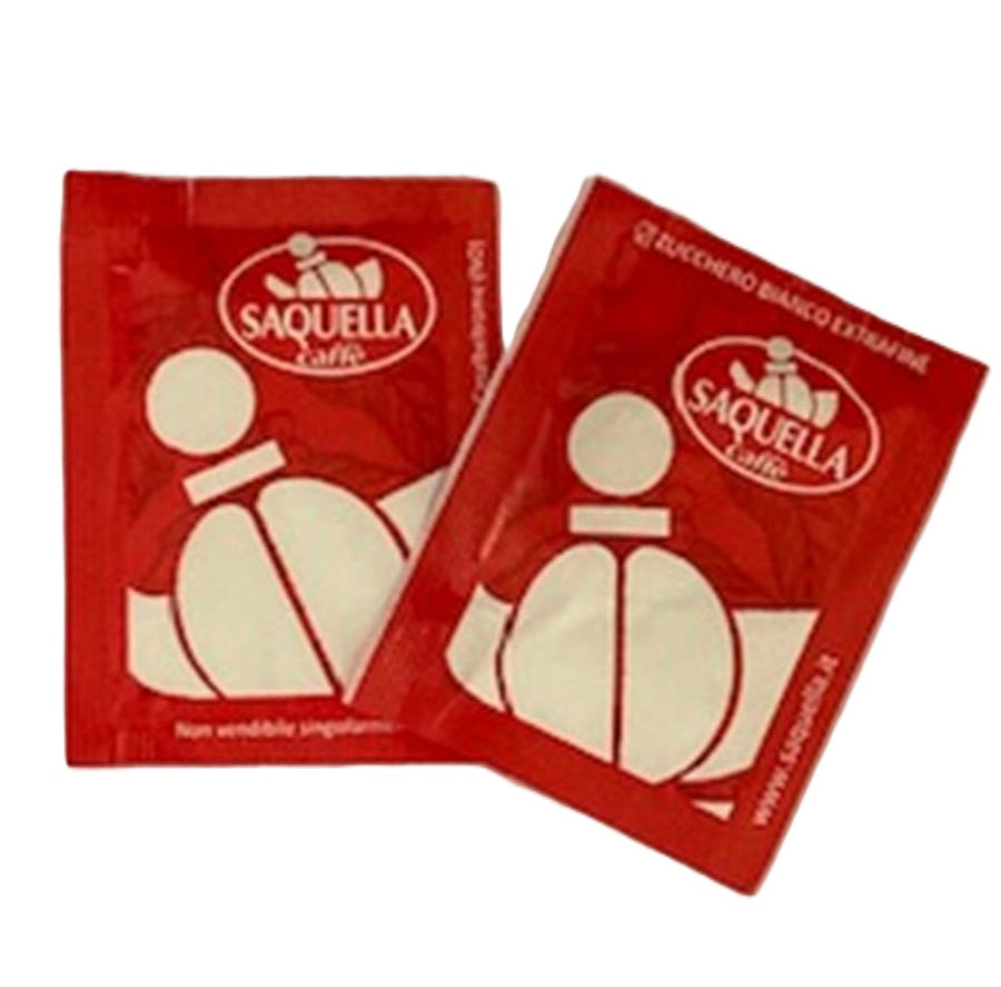 Saquella Zuckertütchen weiß | 30 Stück Sachets à 4 g