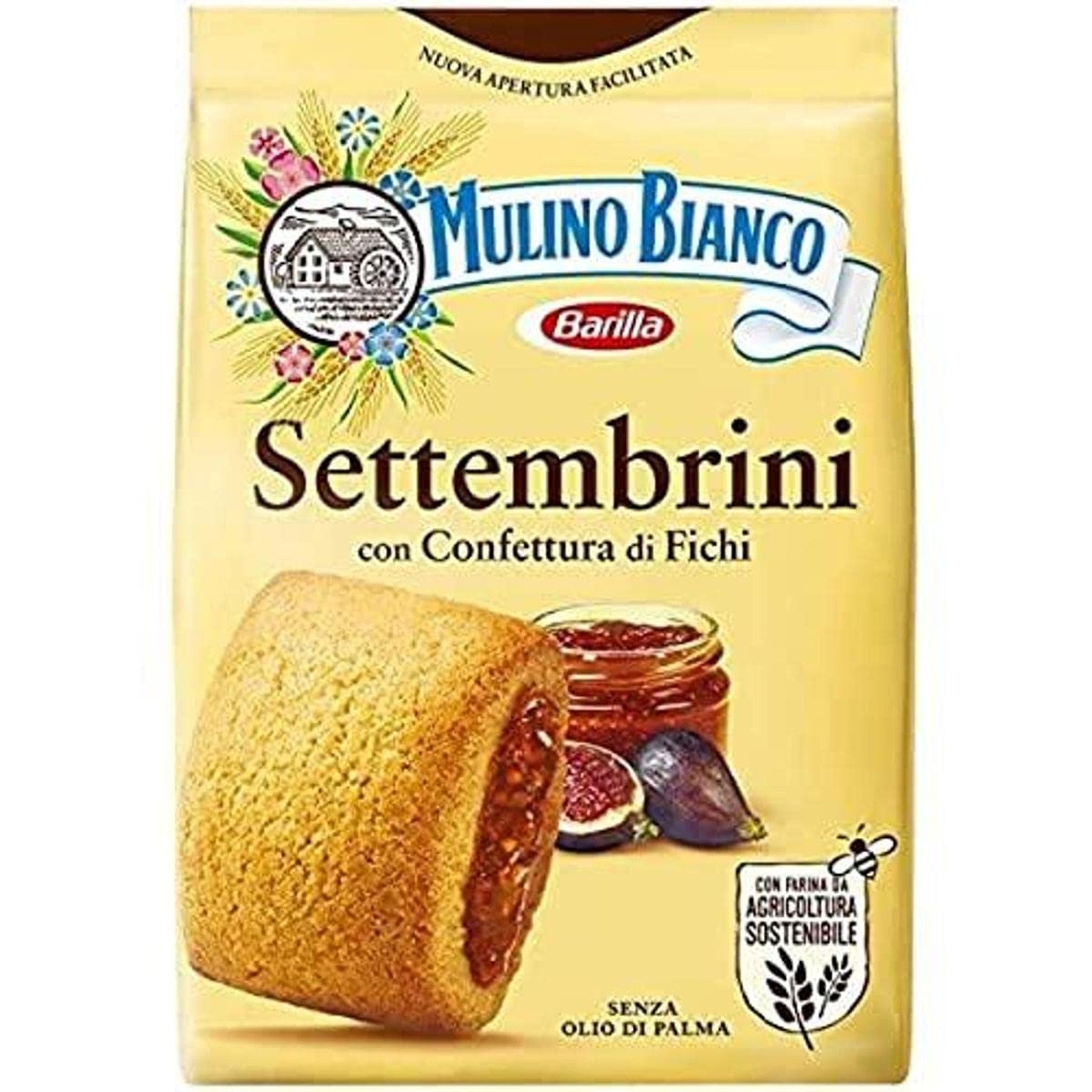 Mulino Bianco Settembrini - Keks mit Feigenkonfitüre - 300 g - weicher Teig, aromatische Füllung