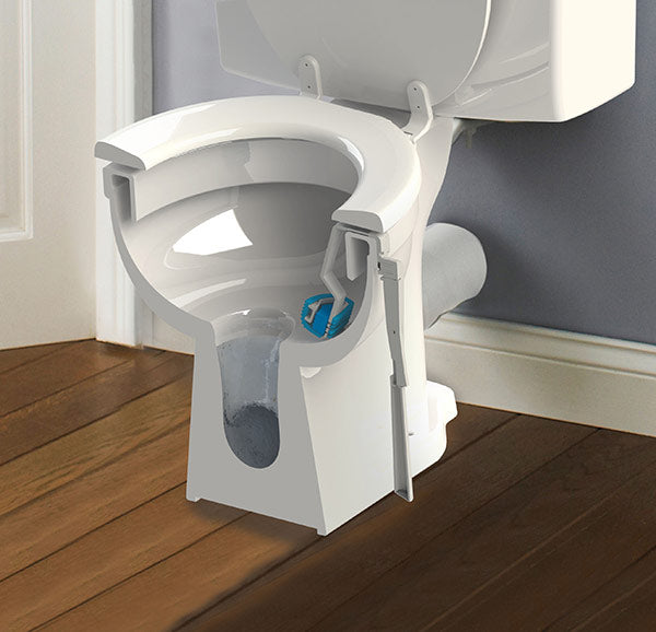 Tadpole Twist WC-Bürste inkl. Reinigungstab | Passt in jede Toilette | 2-in-1 Toilettenbürste